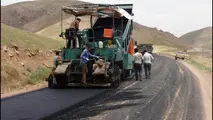 آغاز آسفالت راه روستایی در شهرستان سنندج