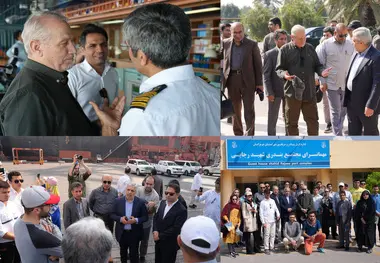 بازدید مشاور عالی فرمانده کل قوا از بندر شهید رجایی