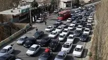 ترافیک منتهی به بوستان های جنگلی سمنان سنگین است