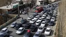 ترافیک منتهی به بوستان های جنگلی سمنان سنگین است