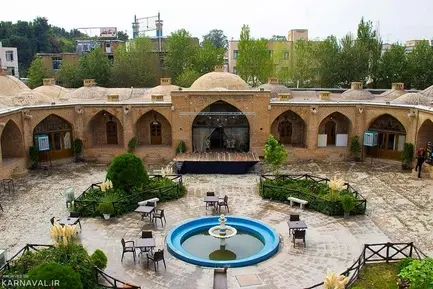 کاروانسرای شاه عباسی در پارک ملی ایران کوچک