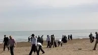 مشارکت مدیرکل و کارکنان بنادر مازندران در طرح پاکسازی سواحل دریای خزر به مناسبت هفته ملی دریانوردی
