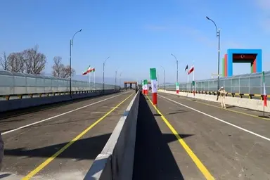 CONSTRUCTION WORKS UNDERWAY AT THE ASTARA BORDER BRIDGE, SET FOR COMPLETION