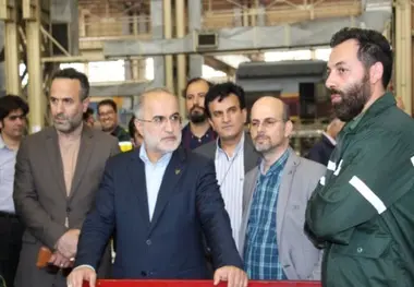 بازدید عاشوری قائم مقام راه آهن ج.ا.ا از کارخانجات بازسازی لکوموتیو کرج