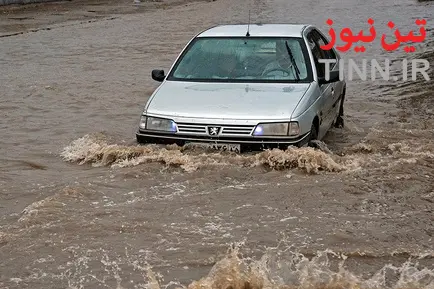 آب گرفتگی معابر در زاهدان