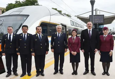 Baku suburban railway phase one launched
