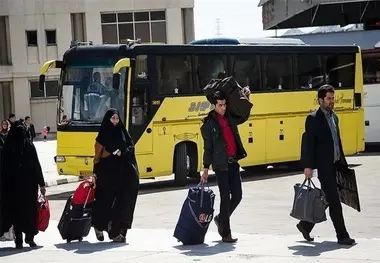 افزون بر یک‌میلیون مسافر توسط ناوگان جاده‌ای جابجا شدند