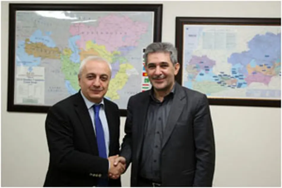 دیدار رایزن اقتصادی سفارت گرجستان با مدیر کل دفتر ترانزیت و حمل و نقل بین المللی