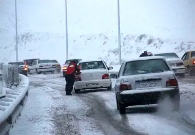 کولاک در برخی گردنه‌های برف‌گیر آذربایجان‌شرقی