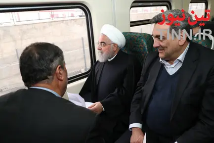 سفر مترویی دکتر روحانی به هشتگرد