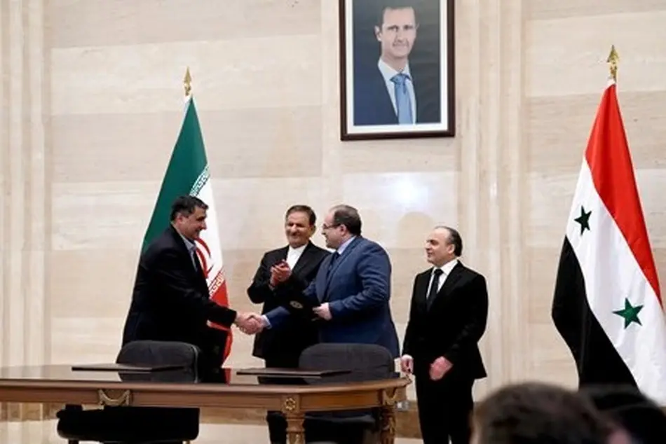 امضای تفاهم‌نامه‌ ریلی بین ایران و سوریه 