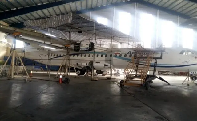 انجام اولین چک سنگین هواپیما در شیراز