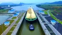 عبور چهار حامل LNG از کانال پاناما در یک روز