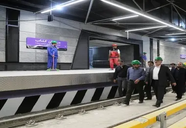 مدرن ترین و متفاوت ترین ایستگاه مترو تهران 1 گام مانده تا افتتاح + تصاویر

