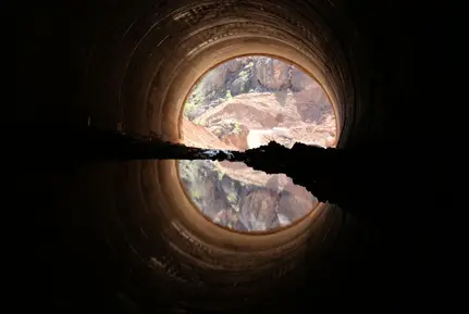 تونل جاده پاتاوه دهدشت 