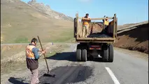اتمام عملیات روکش آسفالت راه رباط خان