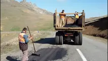 اتمام عملیات روکش آسفالت راه رباط خان