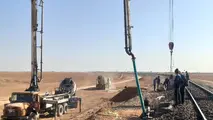 پروژه پل راه‌ آهن کنارگذر آران و بیدگل وارد فاز پایانی سازه‌ ای شد