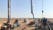 پروژه پل راه‌ آهن کنارگذر آران و بیدگل وارد فاز پایانی سازه‌ ای شد