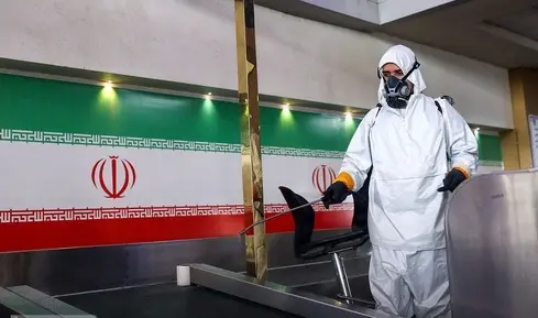 عملیات گندزدایی فرودگاه بین المللی مشهد