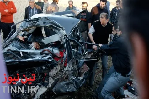 صحنه‌های دلخراش از تصادف در جاده اهر - تبریز + عکس
