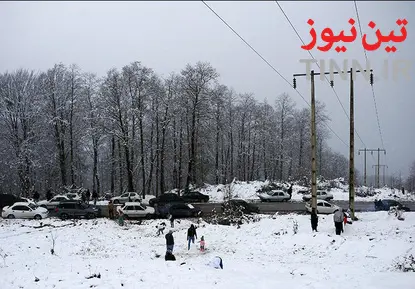 بارش برف در ارسباران،‌ بهشهر و لاهیجان