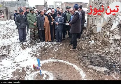کلنگ احداث نخستین واحد در مناطق زلزله‌زده آذربایجان شرقی
