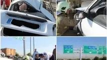 سانحه رانندگی در بزرگراه آزادگان تهران یک مجروح برجاگذاشت