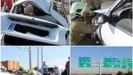 سانحه رانندگی در بزرگراه آزادگان تهران یک مجروح برجاگذاشت