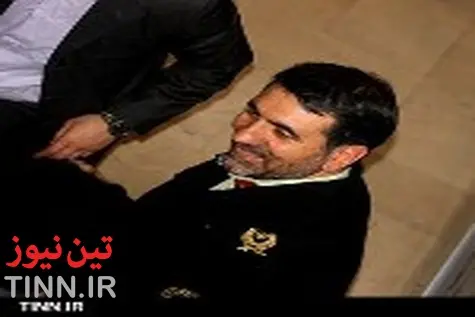 گزارش تصویری نمایشگاه مطبوعات / سردار ساجدی نیا در غرفه تین نیوز
