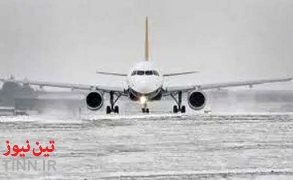 پروازهای فرودگاه ایلام بدلیل بارش سنگین برف لغو شد