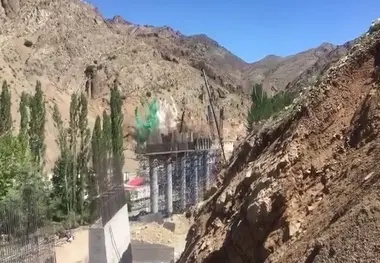 فیلم انفجارهای تونل قطعه ۲ آزادراه تهران-شمال