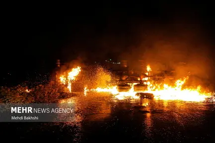 آتش سوزی تانکر