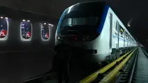  تعطیلی نیم ساعته ایستگاه فلسطین قطار شهری مشهد