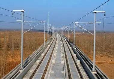 Tracklaying complete on new line in northern China