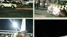 تلاش شبانه روزی کارکنان آتشنشانی فرودگاه کرمانشاه برای امدادرسانی