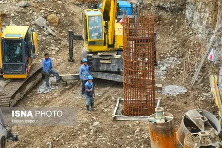 گزارش تصویری مراحل اجرایی احداث پل ۶۰۰ متری شهر پل سفید - مازندران (10)
