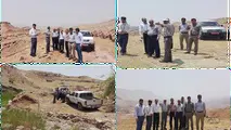 بازدید مسئولین راه آهن زاگرس وامورعشایراستان خوزستان وشهرستان اندیمشک از ایستگاههای شمالی 