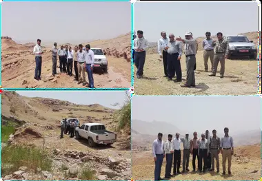بازدید مسئولین راه آهن زاگرس وامورعشایراستان خوزستان وشهرستان اندیمشک از ایستگاههای شمالی 