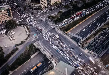 وضعیت ترافیک صبحگاهی در معابر تهران
