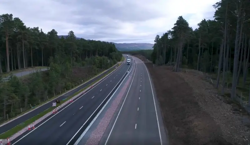 Transport Scotland opens first new stretch of A9 dual carriageway