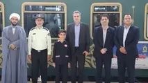 راه‌ اندازی قطار نظم و دوستی در اداره کل راه‌ آهن شمال٢