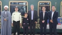 راه‌ اندازی قطار نظم و دوستی در اداره کل راه‌ آهن شمال٢