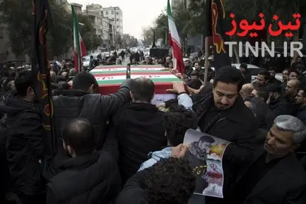 تشییع پیکر دو تن از شهدای سانحه هوایی در تهران