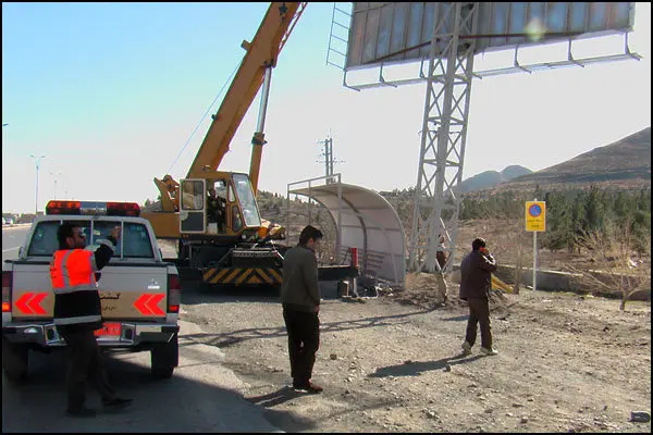 جلوگیری از تجاوز به حریم راه‌ها در شهرستان گرمی استان اردبیل