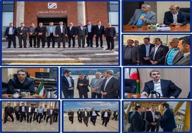 بازدید مدیرعامل راه‌ آهن جمهوری آذربایجان از مرکز لجستیک و بندر خشک آپرین
