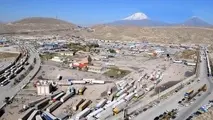 کاهش 87درصدی رسوب کامیون ها در مرز بازرگان