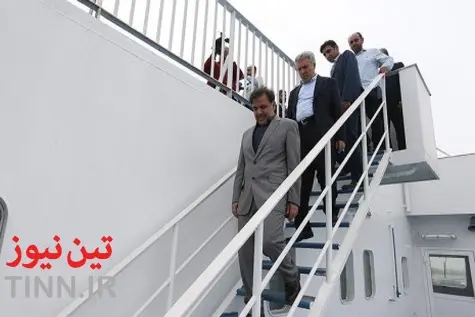 گزارش تصویری / بازدید وزیر راه و شهرسازی از کشتی بزرگ اقیانوس پیمای سانی در کیش