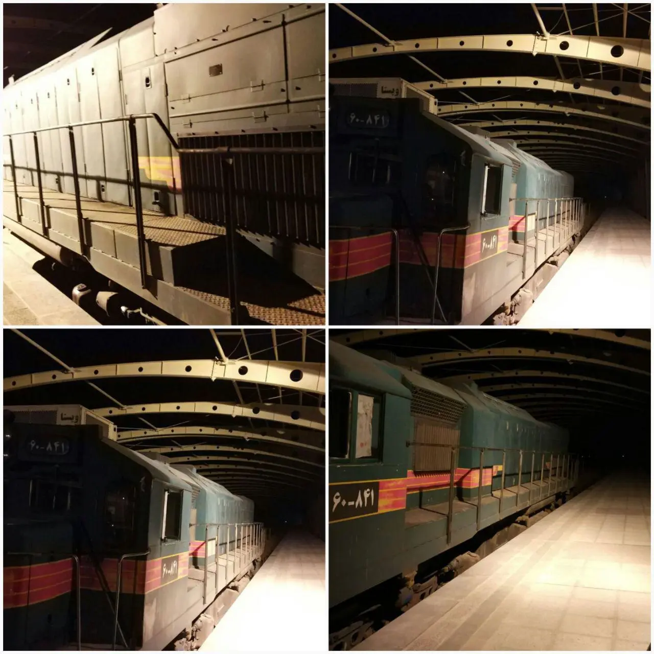 ورود اواین قطار به ایستگاه راه آهن کرمانشاه