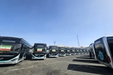 اتوبوس های برقی در راه پایتخت/ خروج ناوگان تازه تهران از بندر رجایی